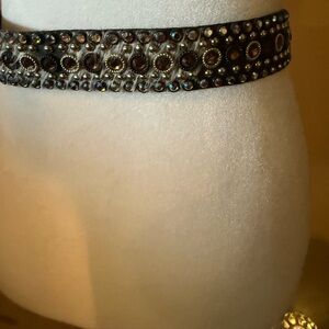 Chic Brown Embellished Belt